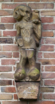 Faun met raafje op linkerhand van Hildo Krop, nu in Schoorl aan het buitenhuis van Krop.
<br/>
Loek Vlerken, 2019
